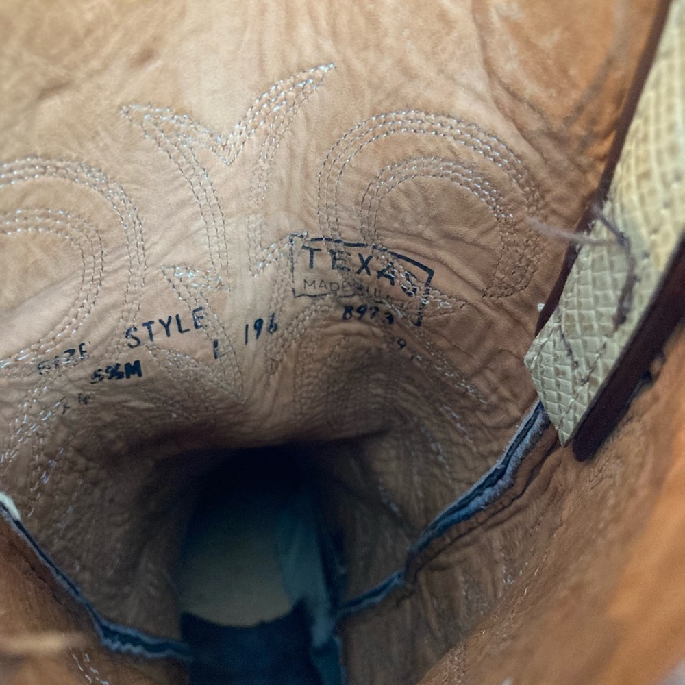 Vintage Texas Brand Unisex Cowboy Boots - Picture 9 of 14